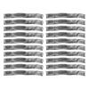 Yinhing 20Pcs Spiral Binding Coils 32mm Diameter 280 Sheet Capacity Binding Spirals Plastic 48 Teeth 4:1 Pitch for Document view 1