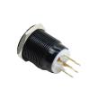 10 Pieces 19mm 3V 6V 12V Ring Momentary Metal Car LED Push Button Switch with Black Anodized Aluminum(Red,LED Voltage 24V) view 4