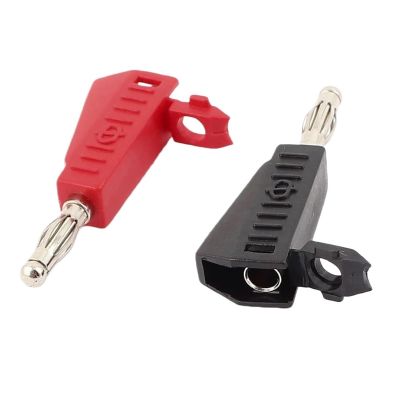 100Pcs Brass Nickel Plated 4mm Banana Male Solder Red and Black About 41mm(50Red 50Black)