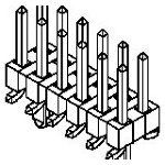 Molex/Waldom, 87759-2250, Conn Unshrouded Header HDR 22 POS 2mm Solder ST SMD Milli-Grid Tube (96 Item/s)