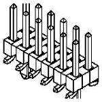 Molex/Waldom, 87759-2250, Conn Unshrouded Header HDR 22 POS 2mm Solder ST SMD Milli-Grid Tube (96 Item/s)