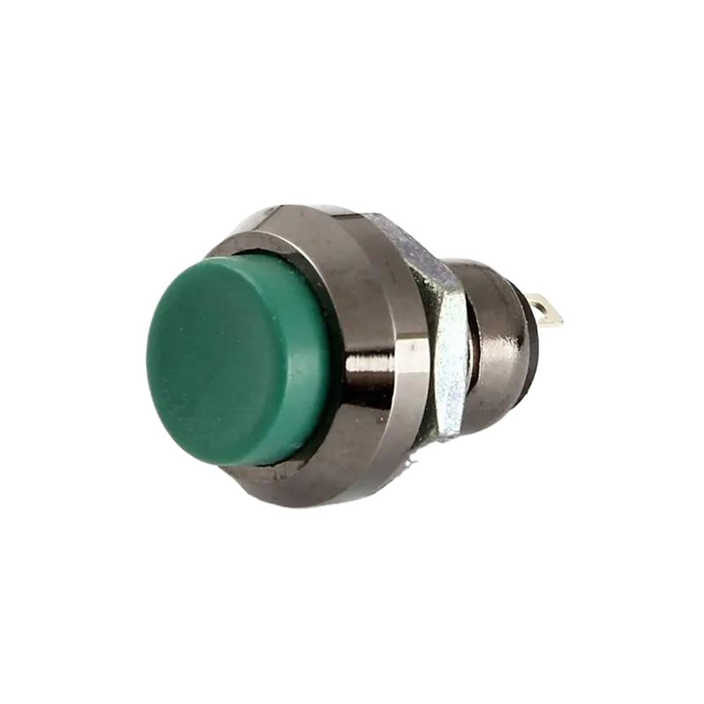 5pcs ip67 12mm 3a 250v Metal onoff momentary line 12mm Push Button Switch with Two pins momentary(Black,Self Locking)