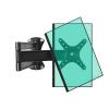 14-27 inch LCD LED TV Wall Mount Aluminum Alloy 360 Degree Full Rotation Retractable Monitor Stand Mounting Arm view 1