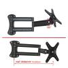 14-27 inch LCD LED TV Wall Mount Aluminum Alloy 360 Degree Full Rotation Retractable Monitor Stand Mounting Arm view 4