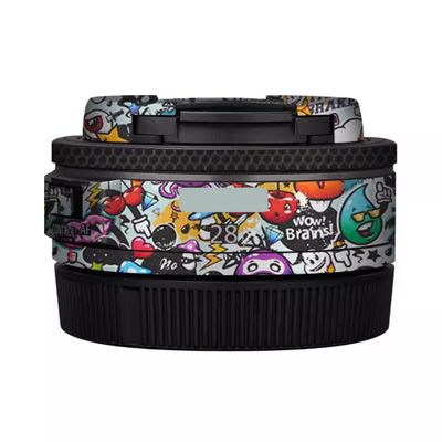 28 2.8 Skin Lens Camera Skin Wrap Vinyl Protective Sticker Accessories for Canon RF 28mm F2.8 STM(Graffiti White)
