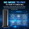 2025 Upgraded TV Antenna Up 2800+ Miles Range, Digital Best Antenna for Smart Tv Indoor/Outdoor 4k Local Channels, Amplified HDTV Antenna Long Range with Amplifier Signal Booster/Thic Cable (Large-X) view 2