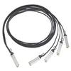 Molex/Waldom, 74764-1201, QSFP+ to 4 SFP+ Cable Length 2.0m 30AWG 10GB Data Rate (2 Item/s) view 1