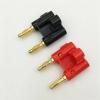 10Pcs Gold Gilded Double 4mm Banana Jack Speaker Amplifier Connector(5Red 5Black) view 3