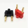 10Pcs Gold Gilded Double 4mm Banana Jack Speaker Amplifier Connector(5Red 5Black) view 4