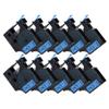 10PK 45013 45010 45018 D1 12mm 45016 45017 Label Tape 45022 45023 45024 Compatible with LabelManager 160 280 Labeling Machine Replacement Tapes(10PK Black on Blue) view 1