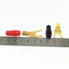 100Pcs Gold Plated Copper Solderless Speaker Cable Banana Y Spade Terminal Connector(Black) view 4