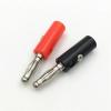 100Pcs Audio Speaker Screw 4mm Banana Male Connector Jack Banana Head Black and Red Color(Red) view 3