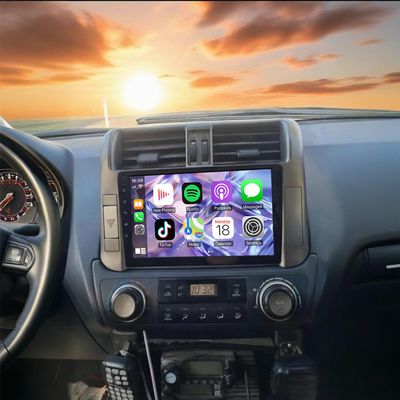 Android 13 Car Sereo for Toyota Prado 150 2009-2013 Radio,9 inch Touch Screen for Prado 150 Car Stereo with Carplay Android Auto Bluetooth WiFi GPS SWC Backup Camera-2+32G