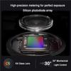 KJZQLMZ Camera Light Meter, Camera top Reflected Light Meter, Real-time Light metering Tool, with hot Shoe/Cold Shoe Fixed, Real-time Light metering/Distance Measurement Tool (Silver) view 3