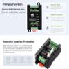 Industrial-Grade Isolated 2-Ch RS485 Hub, Expands 2-CH RS485 Sub Ports Via 1-CH RS485 Master Port, Supports RS485 Network Relay/Extension/Isolation Functions, Wide Baud Rate Range view 3