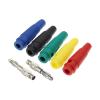 10PCS 4mm Plugs Pure Copper Plated Musical Speaker Cable Wire Pin Banana Connectors(Yellow) view 3