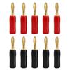 10/40/200PCS 4mm Speaker Banana Horn Speakers Banana Connector for Audio Video Speaker Cable Gold Plated Adapter(10Pcs (5Pairs)) view 2