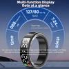 Health Fitness Tracker Smart Ring with Charging Case,Heart Rate Monitor, Sleep Tracker,Step Counter,IP68 Waterproof for Women and Men (Black, 11) view 2