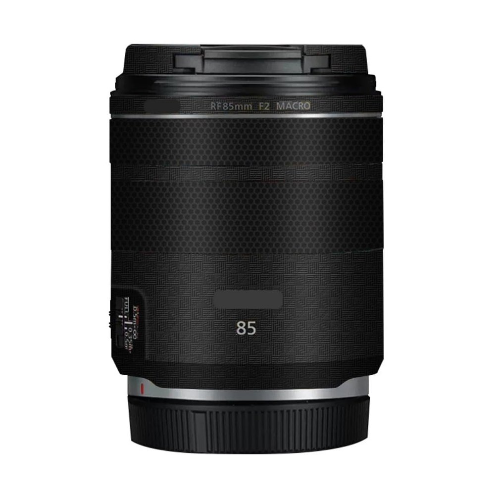 85 2 Camera Lens Skin Anti-Scratch Sticker for Canon RF 85mm F2 Coat Vinyl Protective Film Decals(Armor Fiber Black)