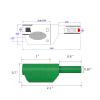 5PCS 4MM Banana Sheath Stackable Wire Solder Connector Electrical Tools J.10038(5 Colours) view 3