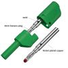 5PCS 4MM Banana Sheath Stackable Wire Solder Connector Electrical Tools J.10038(5 Colours) view 4