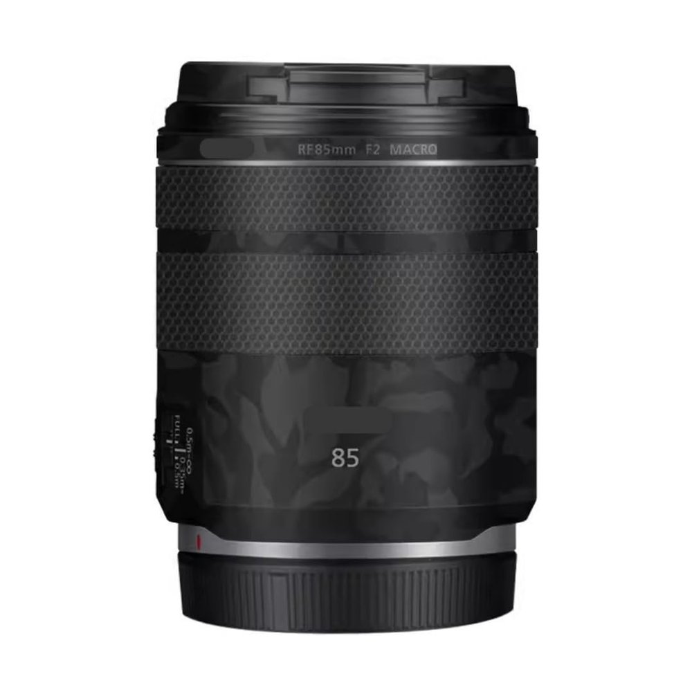 85 2 Camera Lens Skin Anti-Scratch Sticker for Canon RF 85mm F2 Coat Vinyl Protective Film Decals(Shadow Camo Black)