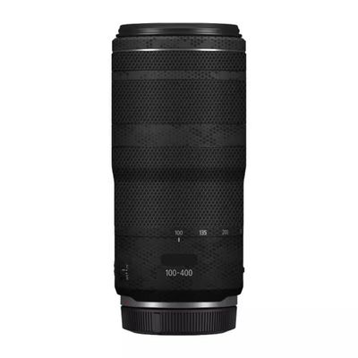 100-400 5.6-8 Anti-Scratch Camera Lens Sticker for Canon RF100-400mm F5.6-8 is USM Coat Wrap Protective Film Body Skin Cover(Mamba Black)