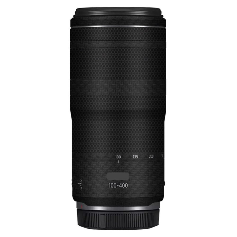 100-400 5.6-8 Anti-Scratch Camera Lens Sticker for Canon RF100-400mm F5.6-8 is USM Coat Wrap Protective Film Body Skin Cover(Armor Fiber Black)