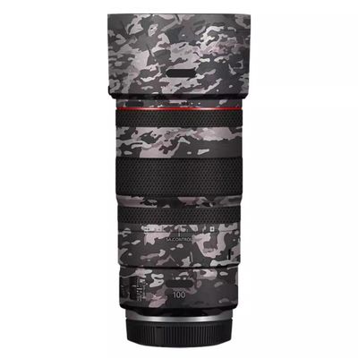 100 2.8 Lens Cap Skin Anti-Scratch Camera Sticker for Canon RF 100mm F2.8 Macro Protective Wrap Film Decal(Field Camouflage)