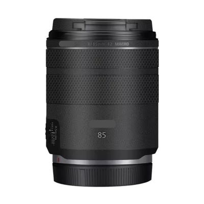 85 2 Camera Lens Skin Anti-Scratch Sticker for Canon RF 85mm F2 Coat Vinyl Protective Film Decals(Leather Black)