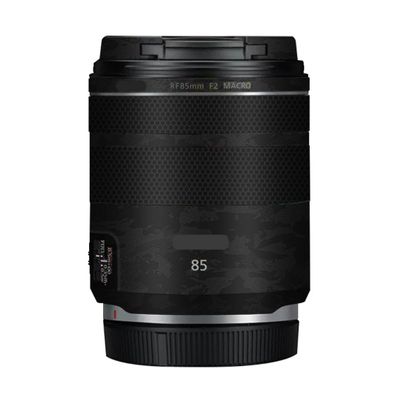 85 2 Camera Lens Skin Anti-Scratch Sticker for Canon RF 85mm F2 Coat Vinyl Protective Film Decals(Knight Black)