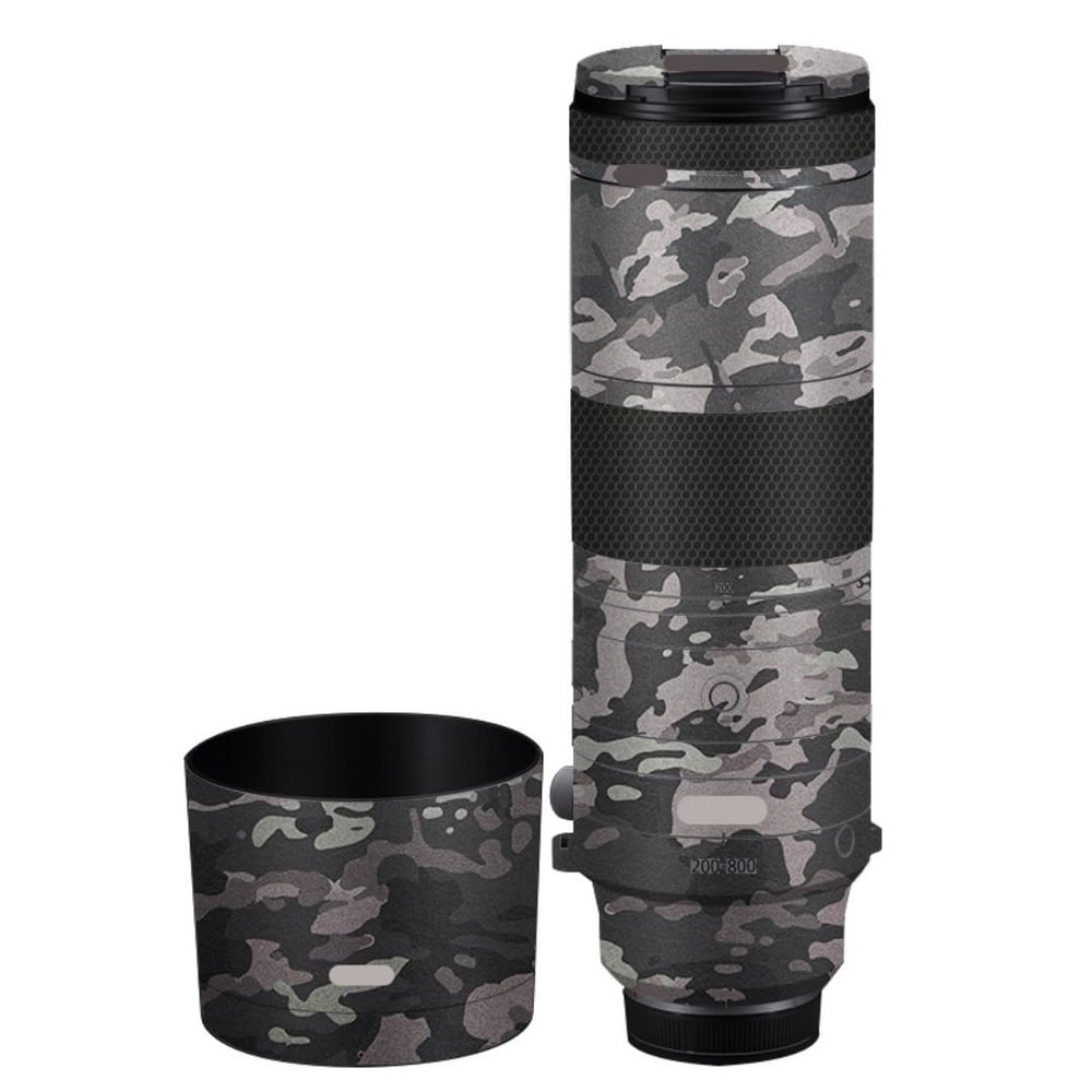 200-800 6.3-9 Skin Lens Camera Skin Wrap Vinyl Protective Sticker Photography Accessories for Canon RF200-800mm F6.3-9(Field Camouflage)