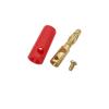 100Pcs/lot Gold Plated 4mm Banana Male Connector Test Screw Type Banana Plugs Wire Cable Connectors Adapter(100Pcs Black) view 3