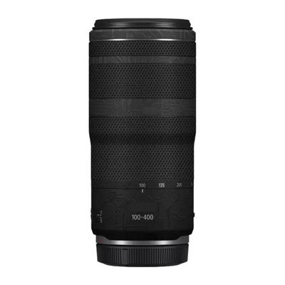 100-400 5.6-8 Anti-Scratch Camera Lens Sticker for Canon RF100-400mm F5.6-8 is USM Coat Wrap Protective Film Body Skin Cover(Circuit Black)
