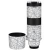200-800 6.3-9 Skin Lens Camera Skin Wrap Vinyl Protective Sticker Photography Accessories for Canon RF200-800mm F6.3-9(Cross White) view 1