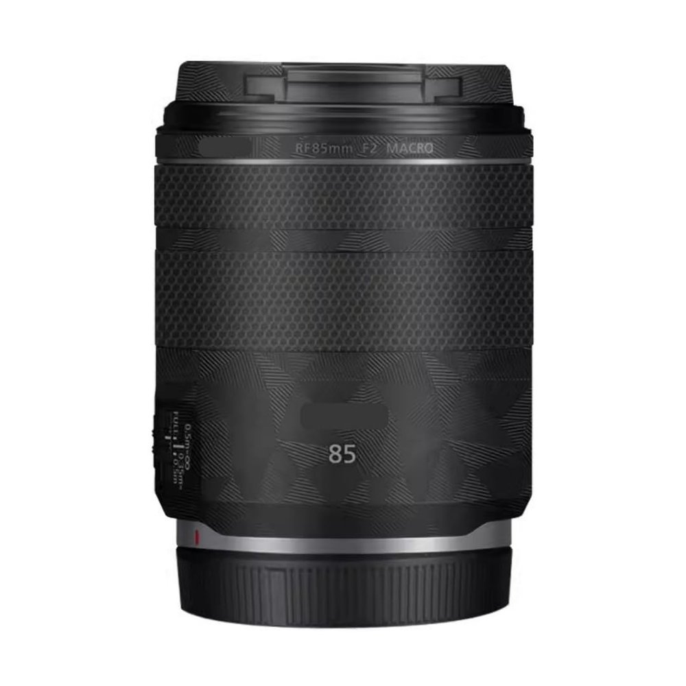 85 2 Camera Lens Skin Anti-Scratch Sticker for Canon RF 85mm F2 Coat Vinyl Protective Film Decals(Triangle Black)