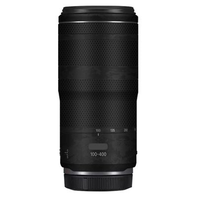 100-400 5.6-8 Anti-Scratch Camera Lens Sticker for Canon RF100-400mm F5.6-8 is USM Coat Wrap Protective Film Body Skin Cover(Knight Black)