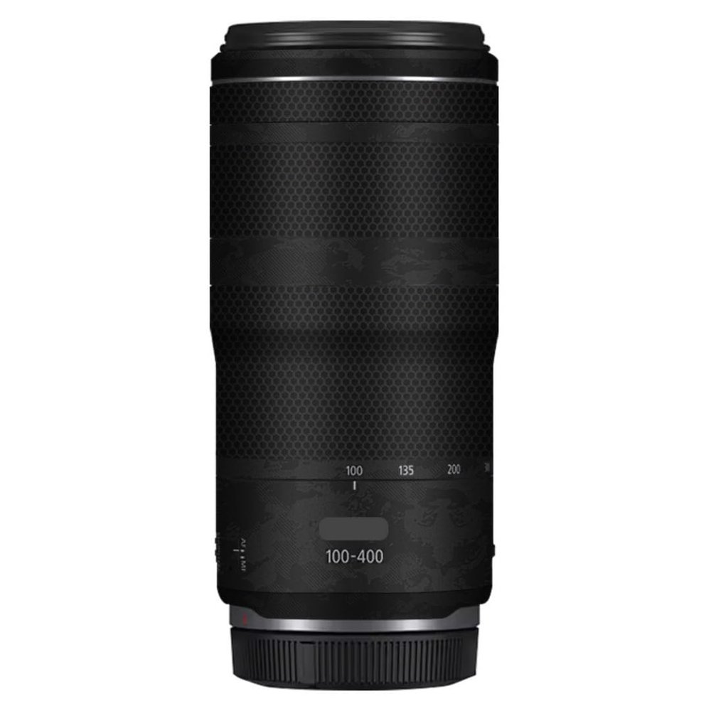 100-400 5.6-8 Anti-Scratch Camera Lens Sticker for Canon RF100-400mm F5.6-8 is USM Coat Wrap Protective Film Body Skin Cover(Knight Black)