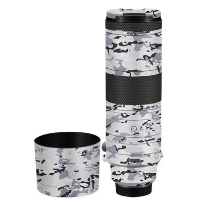 200-800 6.3-9 Skin Lens Camera Skin Wrap Vinyl Protective Sticker Photography Accessories for Canon RF200-800mm F6.3-9(Snow Camouflage)