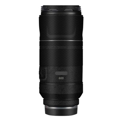 600 11 Lens Skin Vinyl Wrap Film Camera Protective Sticker for Canon RF 600mm F11 Photography Accessories(Contour Black Glossy+Matrix Black)