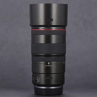100 2.8 Lens Cap Skin Anti-Scratch Camera Sticker for Canon RF 100mm F2.8 Macro Protective Wrap Film Decal(Starry Black)