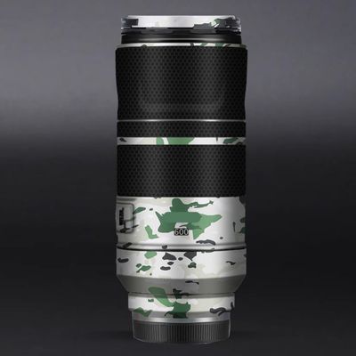 600 11 Lens Skin Vinyl Wrap Film Camera Protective Sticker for Canon RF 600mm F11 Photography Accessories(Jungle Camouflage+Matrix Black)