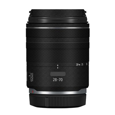 28-70 2.8 Anti-Scratch Camera Lens Sticker for Canon RF 28-70mm F2.8 STM Coat Wrap Protective Film Skin Cover(Armor Fiber Black)