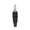 10PCS 4mm Plugs Pure Copper Plated Musical Speaker Cable Wire Pin Banana Connectors(Black) view 2