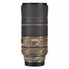 600 11 Lens Skin Vinyl Wrap Film Camera Protective Sticker for Canon RF 600mm F11 Photography Accessories(Wave Gold+Leather Black) view 1