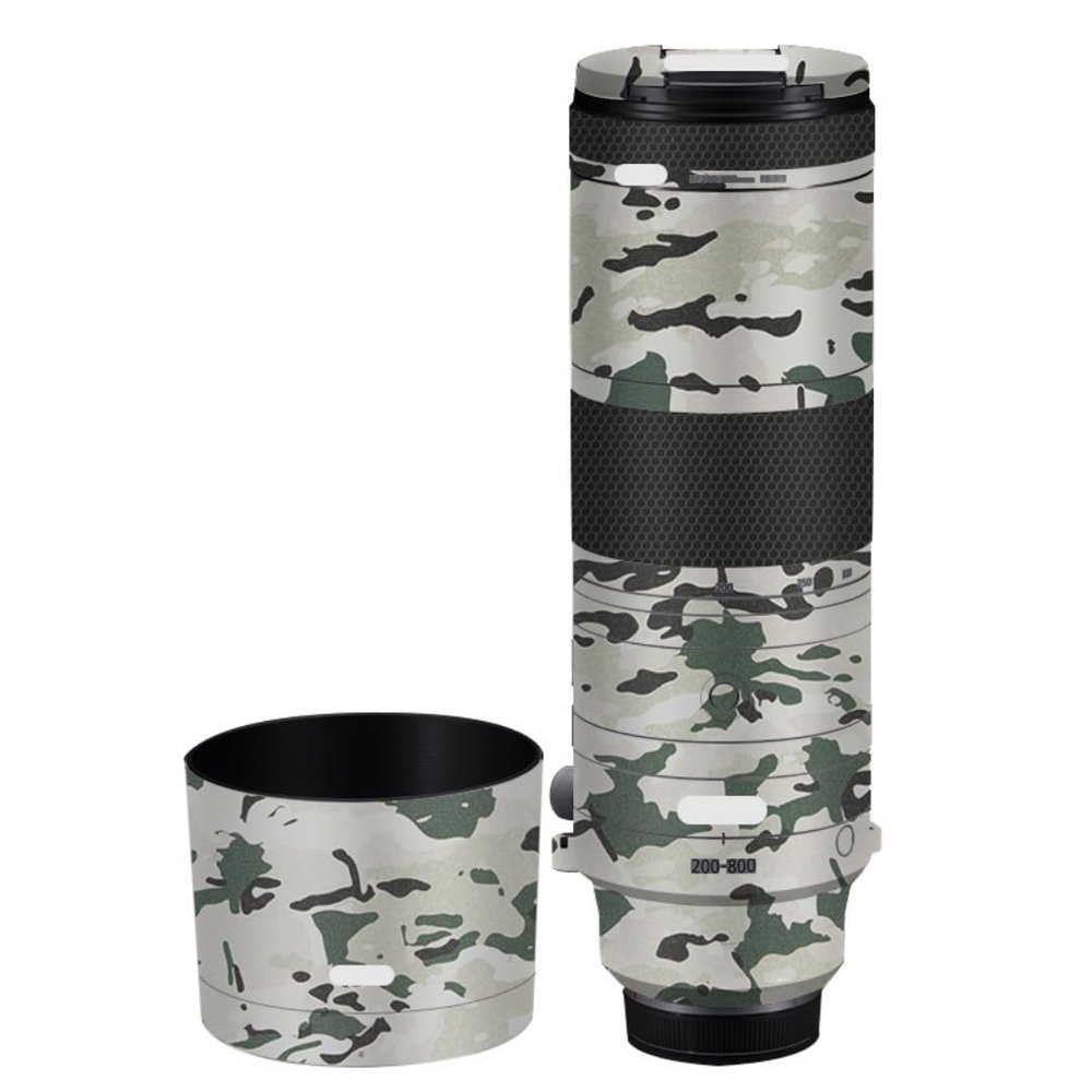 200-800 6.3-9 Skin Lens Camera Skin Wrap Vinyl Protective Sticker Photography Accessories for Canon RF200-800mm F6.3-9(Jungle Camouflage)