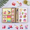 100PCS Cute Cartoon Kirby Stickers Kawaii Game StickersLaptop Waterproof Car Bicycle Suitcase Computer Water Bottle Mobile Phone Sticker Water Resistant Decals (KB100) view 2