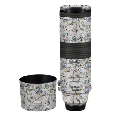 200-800 6.3-9 Skin Lens Camera Skin Wrap Vinyl Protective Sticker Photography Accessories for Canon RF200-800mm F6.3-9(Crane White)