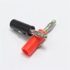 10pcs 4mm Nickel Plated Banana Connector Plugs for Audio Video Speaker Red Black(5 red 5 Black) view 3