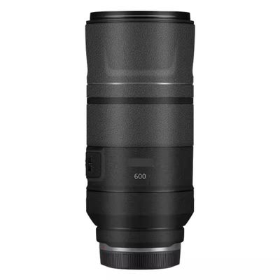 600 11 Lens Skin Vinyl Wrap Film Camera Protective Sticker for Canon RF 600mm F11 Photography Accessories(Frosted Black+Leather Black)